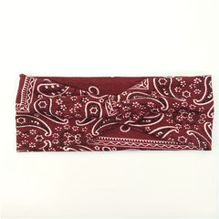 Boho Style Print Headband Yoga Sports Sweatband Turban