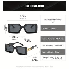 Square Sunglasses Retro UV400 Sun Shades Glasses for Driving