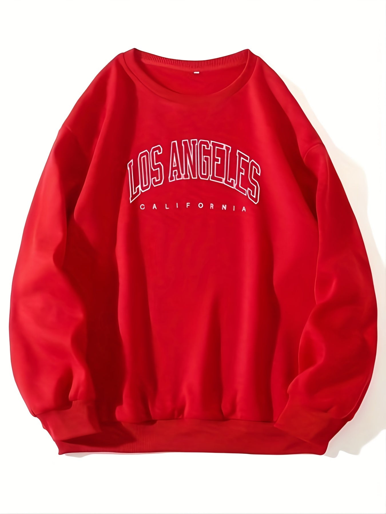Los Angeles Preppy Sweatshirt Long Sleeve Casual Crew Neck Fall Winter Clothing
