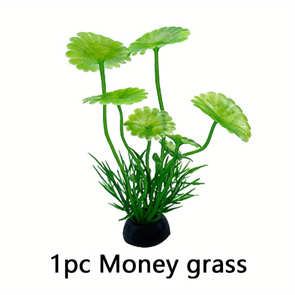 Green Artificial Aquarium Plants Fish Tank Ornaments