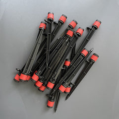 50pcs Irrigation Dripper Drip Emitter Water System w/ Adjustable Valve Switch