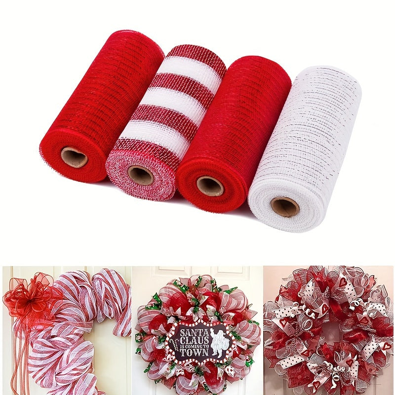 Golden Mesh Yarn Roll for Party Decoration Supplies