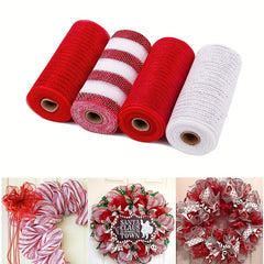 Golden Mesh Yarn Roll for Party Decoration Supplies