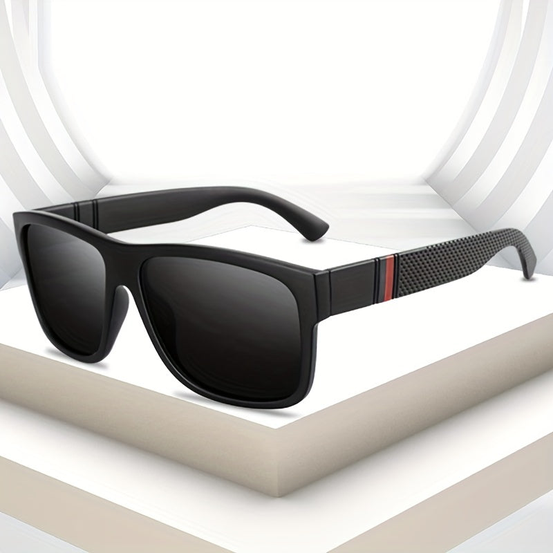 Vintage Large Square Polarized Sunglasses Unisex Driving Fishing UV400