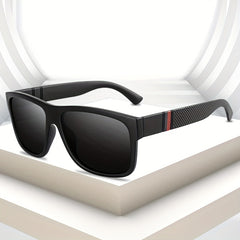 Vintage Large Square Polarized Sunglasses Unisex Driving Fishing UV400
