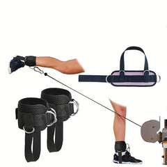 Adjustable Ankle Straps for Cable Machine D Ring Ankle Cuffs