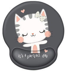 Cartoon Silicone Wristrest Mouse Pad for Desktop