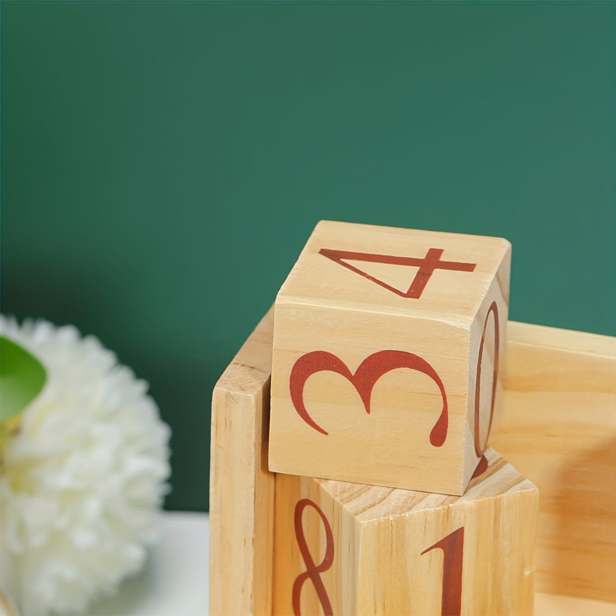 Stylish Wooden Desk Calendar for Organization