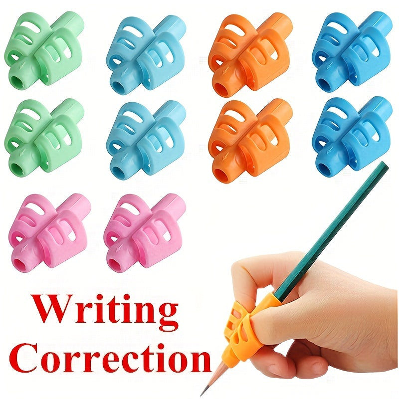 2 Pcs Two Finger Grip Silicone Baby Writing Tool