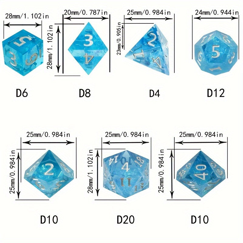 Resin Sided Dice Board Game - Dice Optional