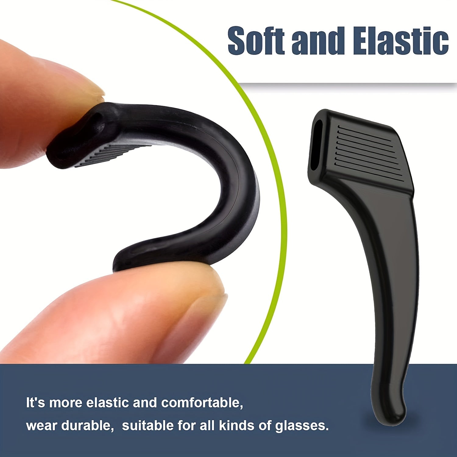 Silicone Anti Slip Glasses Ear Grip Strap Holder for Kids Adults Sports Eyewear