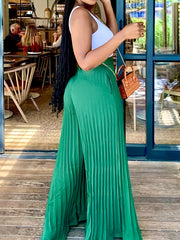 Women's Plus High Rise Wide Leg Pants