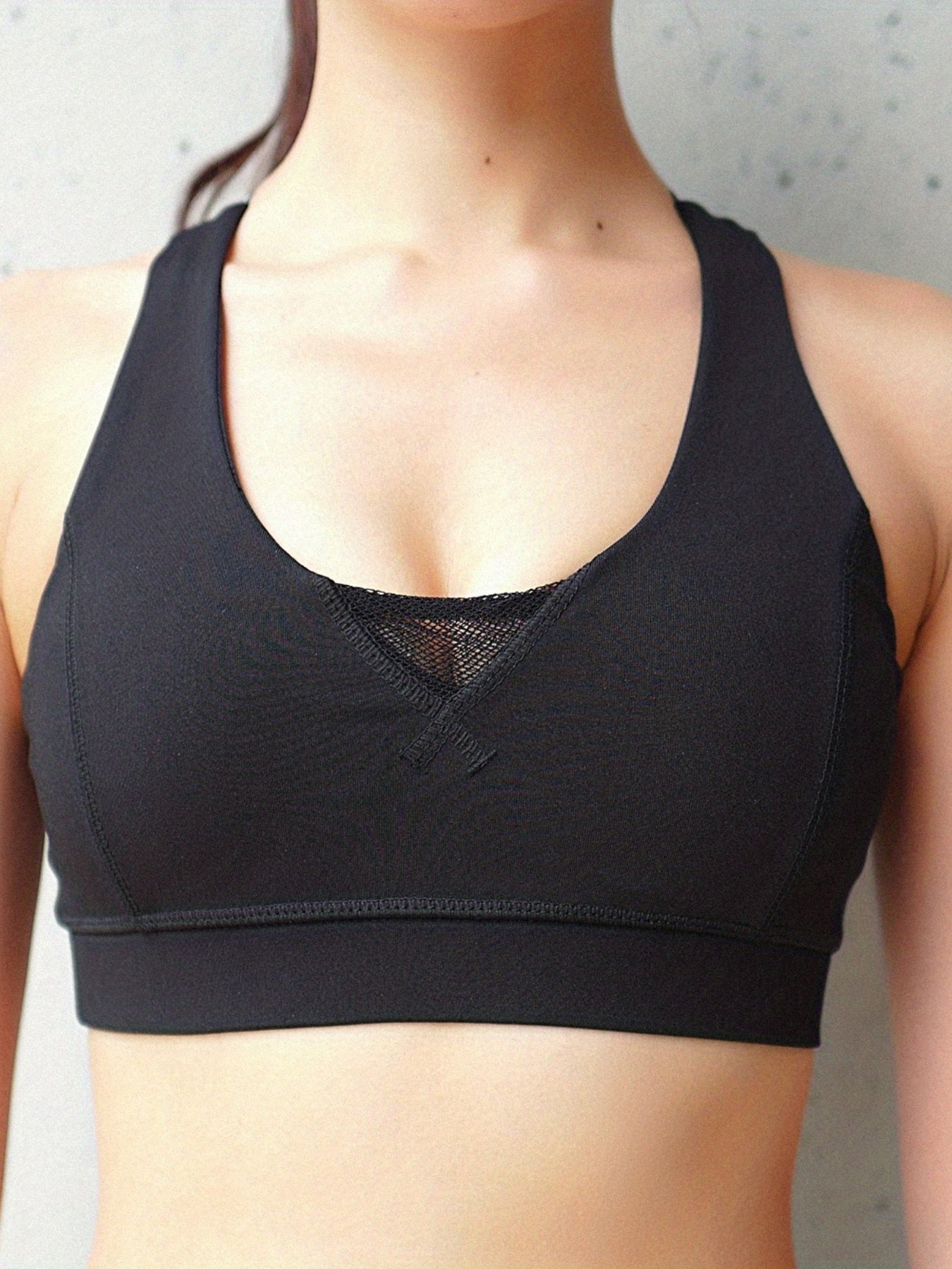 Letter Straps Sports Bra Comfy & Breathable Yoga Tank