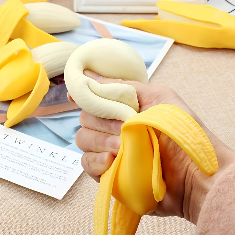 Banana Pinch Toy Venting Banana Toy Prank Decompression Table Toys