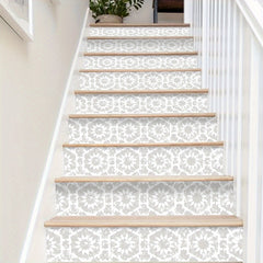 Bohemian Pattern Stair Sticker Waterproof Wallpaper