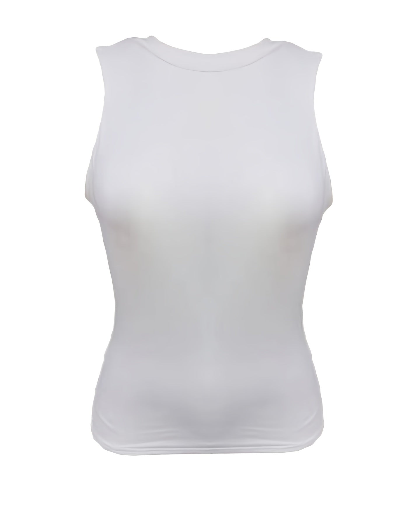 Solid Slim Tank Top Sleeveless Summer Top