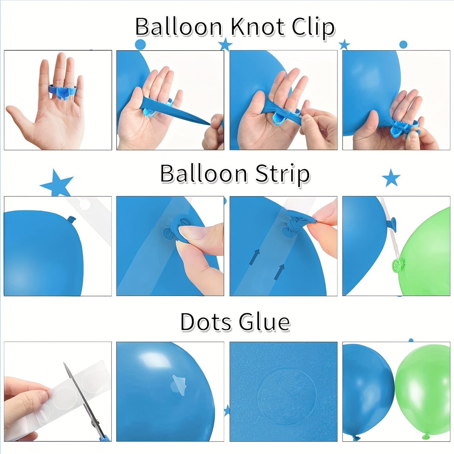Ocean Party Balloon Garland Arch Kit Under the Sea Birthday Decor 135pcs