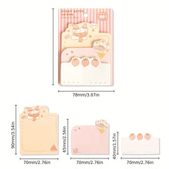 Cartoon Manga Stickers 90 Sheets in 3 Sizes - Office, Learning, Students, Prizes