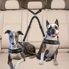 Adjustable Double Dog Seat Belt for Safe Car Travel