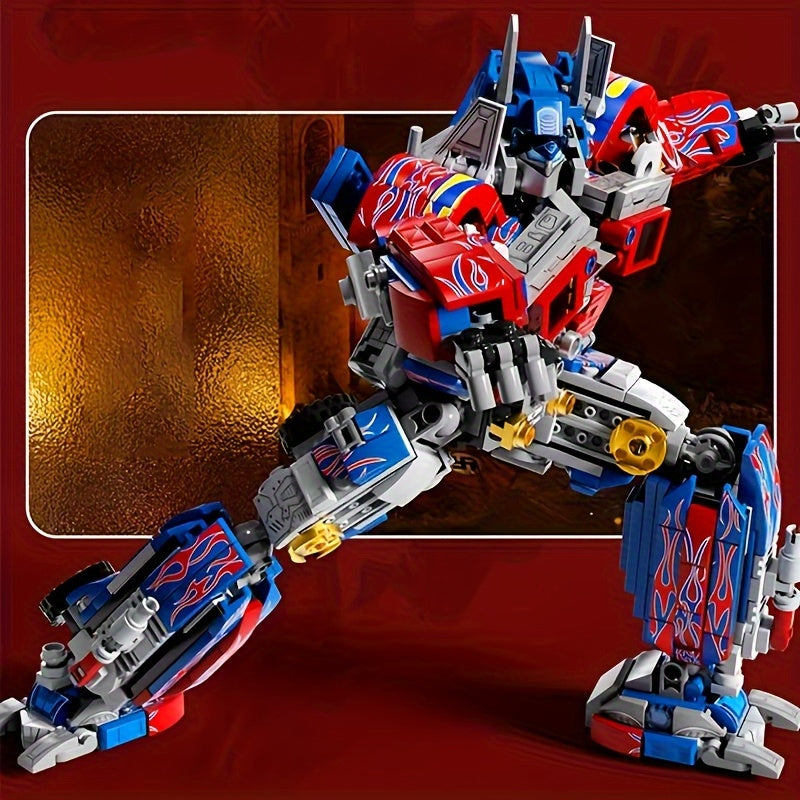 2 in 1 Transforming Car Model Building Set ABS Building Bricks Toy