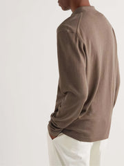Geometric Pattern Knit Polo Shirt Men's Casual Pullover Sweater