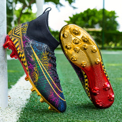 High Top Non Slip AG Football Cleat for Boys