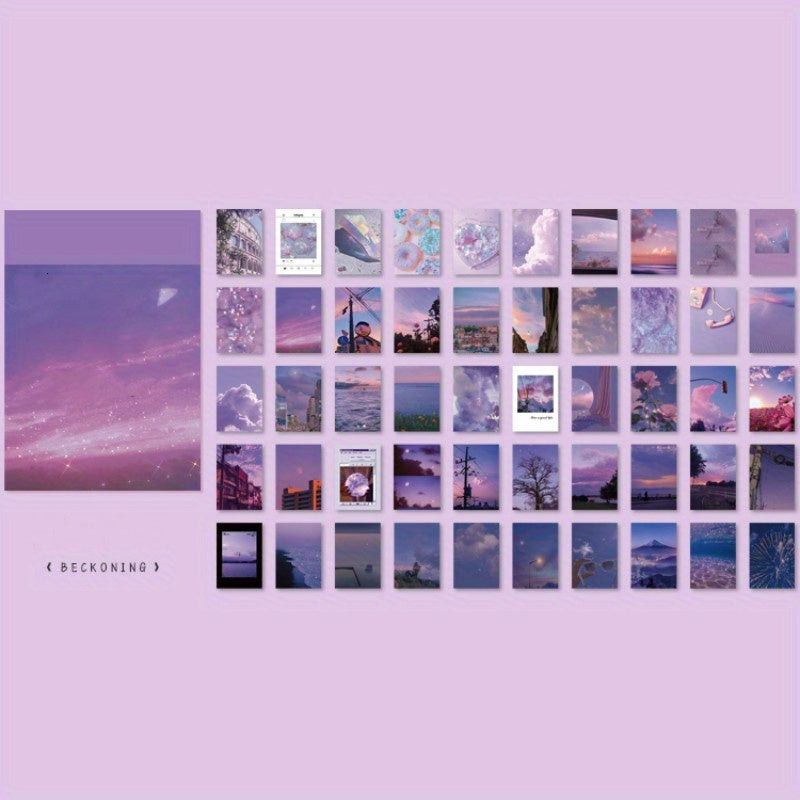 50pcs Setting Sun Decorative Stickers for Scrapbooking Labeling