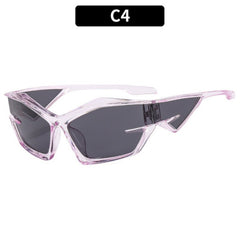 Cyberpunk Y2K Sunglasses Thick Frame Hip Hop Shades