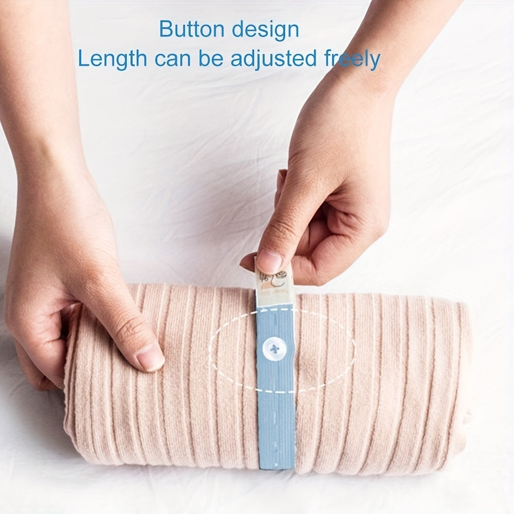 10 Pcs Elastic Luggage Straps Adjustable Durable Travel Belts