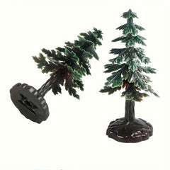 10pcs Christmas Trees Model Plant Birthday Cake Decoration
