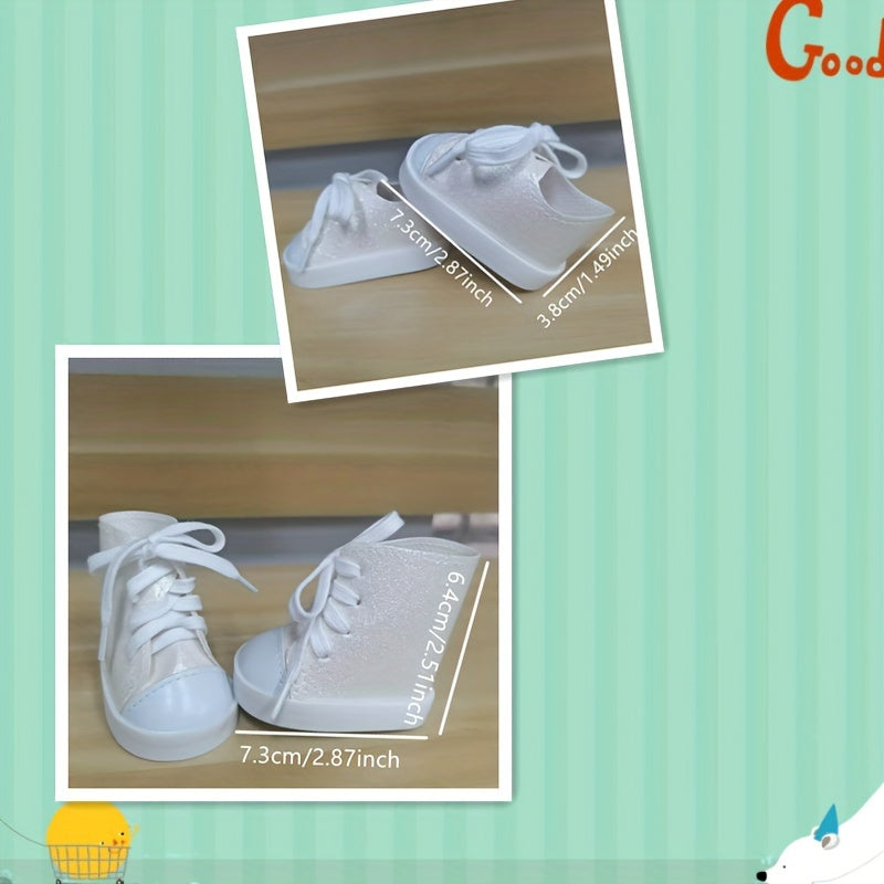 Glitter Doll Shoes Fits 18" Dolls Perfect Gift for Holidays