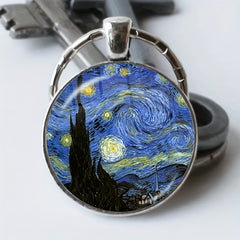 Vintage Starry Sky Keychain For Girls
