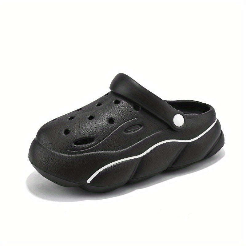 Women's Hollow Out Clogs Breathable Slip On Platform Garden Shoes