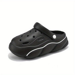Women's Hollow Out Clogs Breathable Slip On Platform Garden Shoes