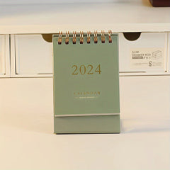 Stylish Mini Bronzing Calendar for Elegant Desk Planning