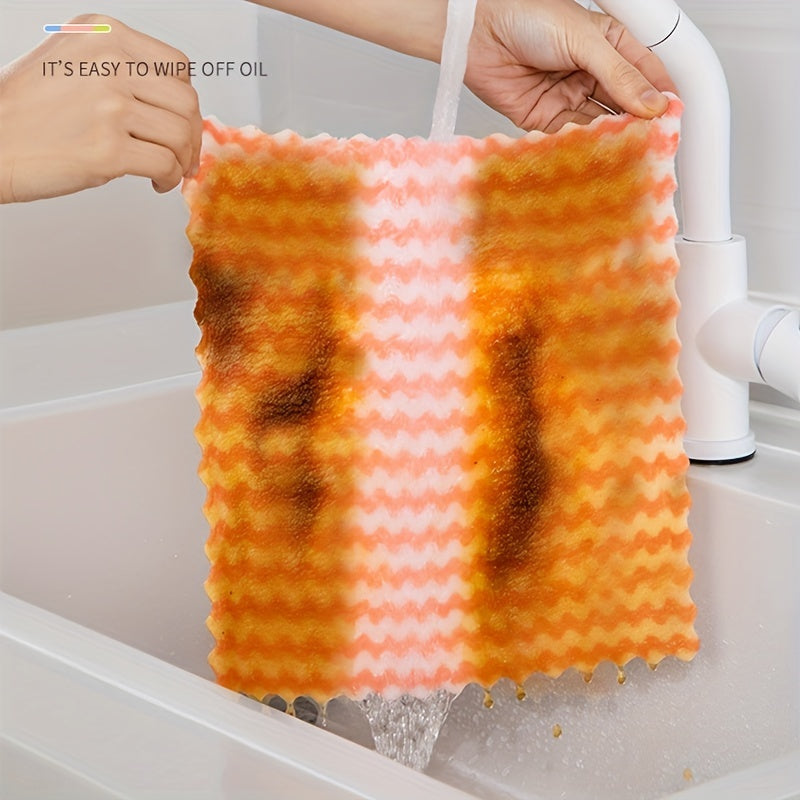 Microfiber Dish Towels Coral Fleece Cloths Random Pack
