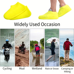 Waterproof Shoe Cover Reusable Outdoor Overshoes For Rainy Days