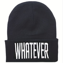 3D Embroidery Knitted Woolen Hat for Men and Women