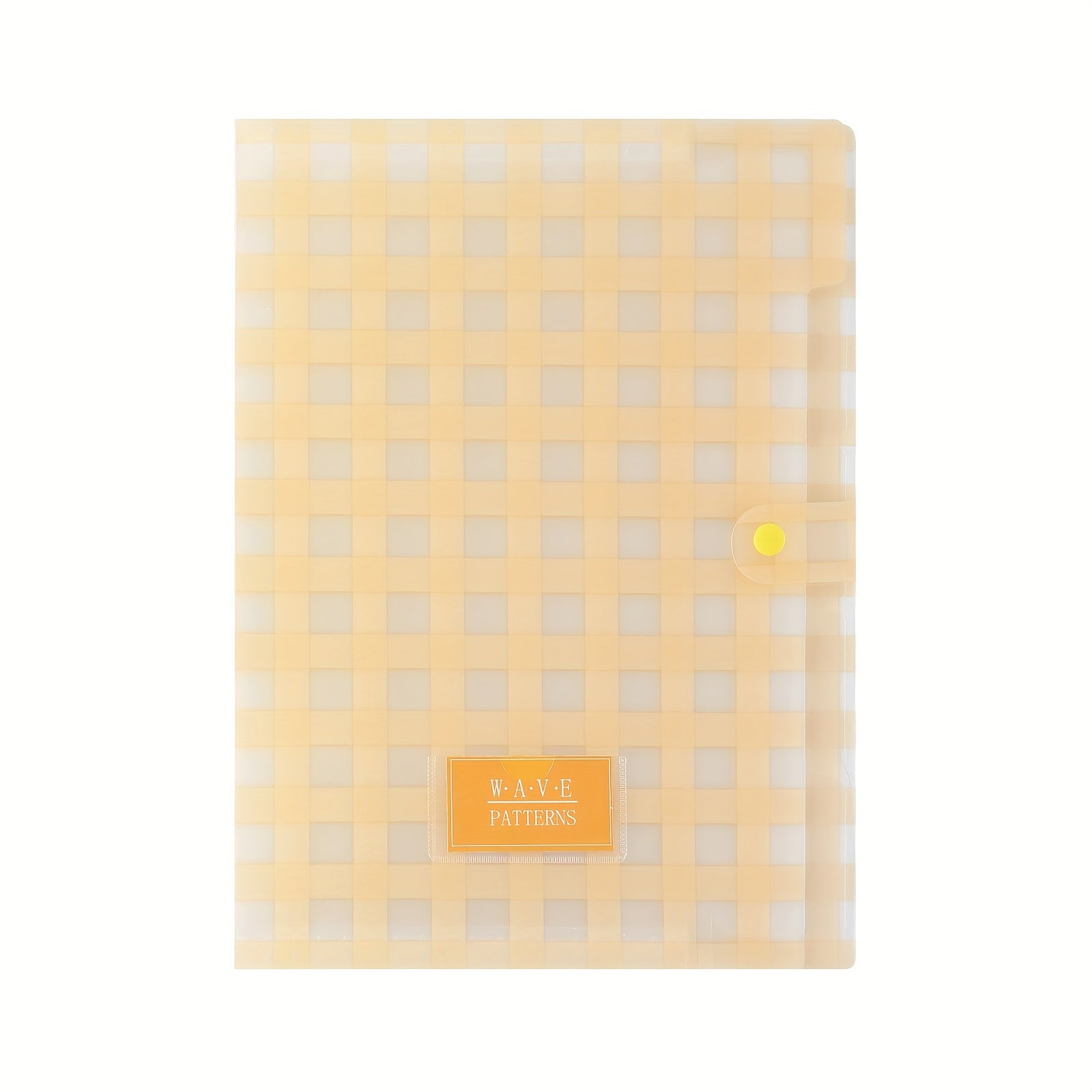 Plaid File Folder A4 Organ Bag PP Layer Student Storage Data