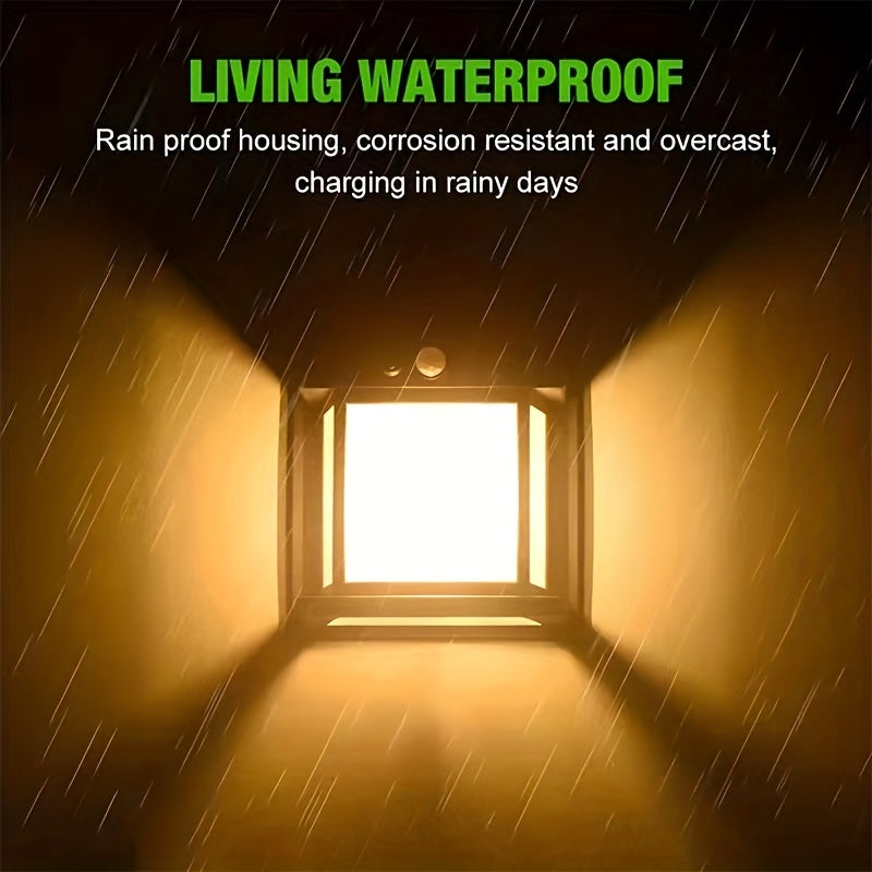 Solar Wall Light Outdoor Waterproof Tungsten Lamp Induction Garden Light