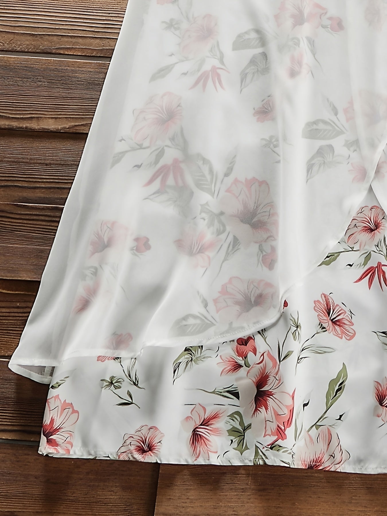  Women's Floral Tank Dress & Cardigan Set