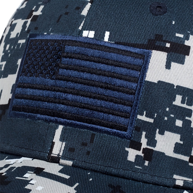 Men's American Flag Outdoor Baseball Cap For Sports