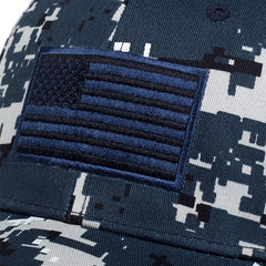 Men's American Flag Outdoor Baseball Cap For Sports