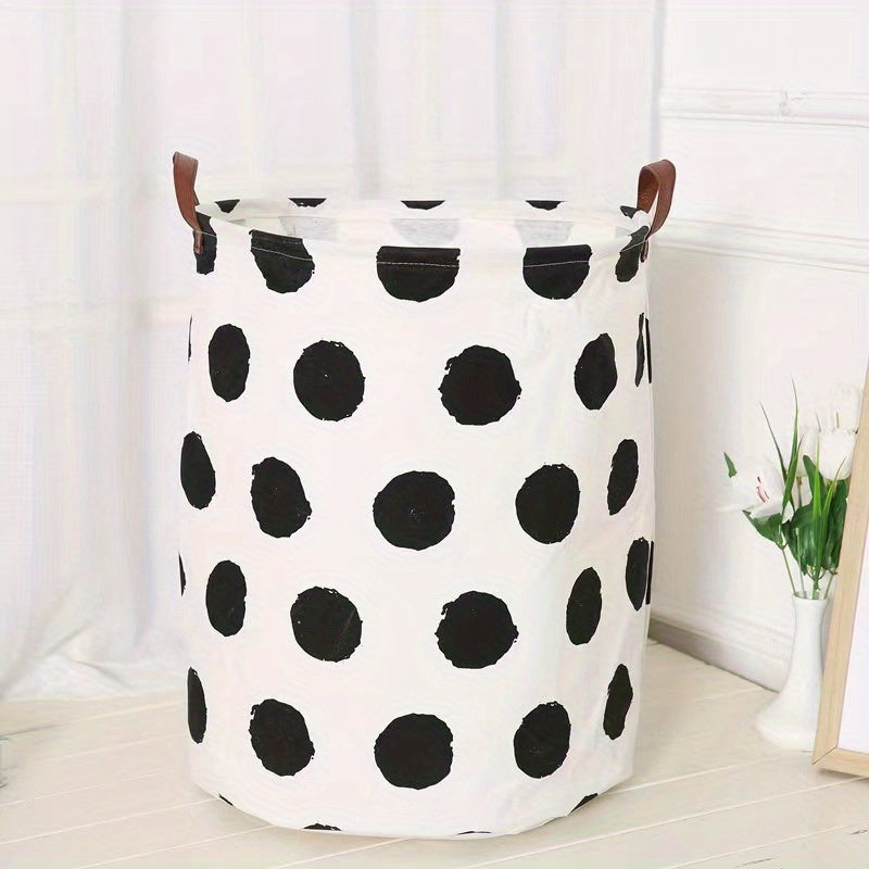 Foldable Laundry Hamper Waterproof Fabric Dirty Clothes Storage