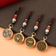 Chinese Zodiac Car Keychain Pendant