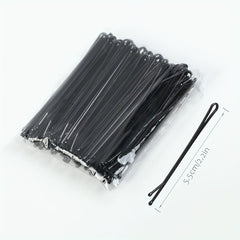100pcs Wave Shape Invisible Hair Styling Bobby Pins