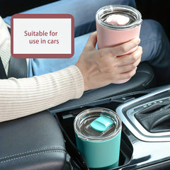 443ml Plastic Coffee Cup Portable Water Bottle for Sports Fitness