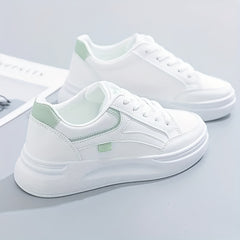 Women's Platform Sneakers Casual Lace Up Outdoor Shoes