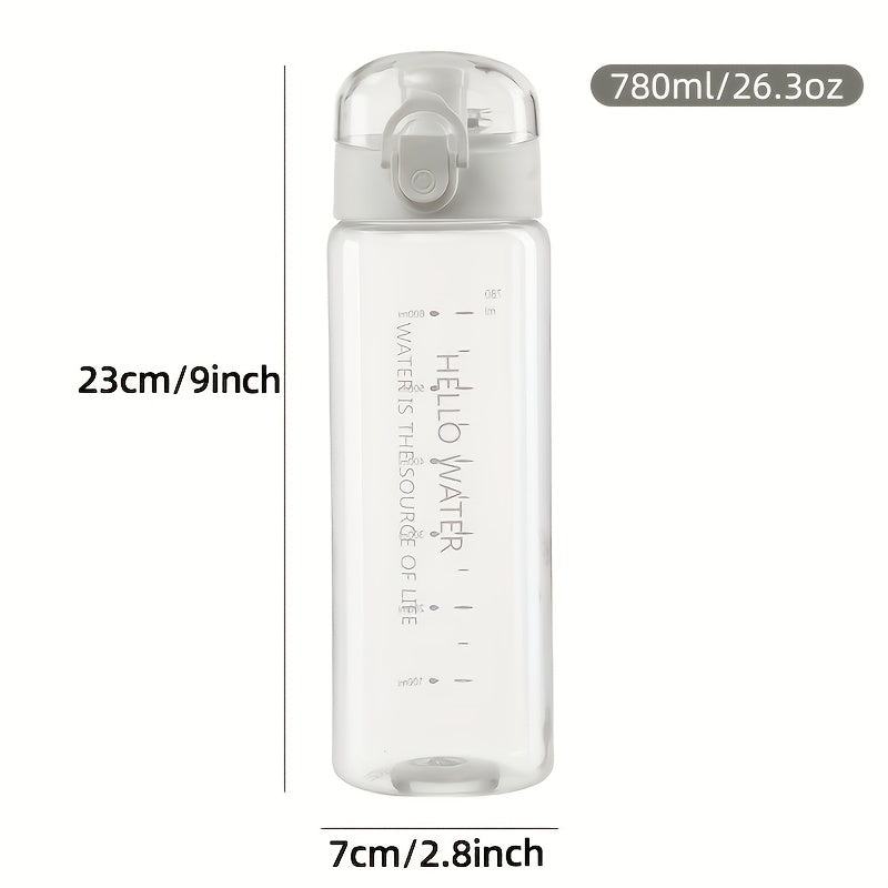 780ml Leakproof Water Bottle Portable Cup