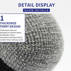 Men's Heated Ski Socks Winter Thermal Crew Boot Socks for Cold Weather